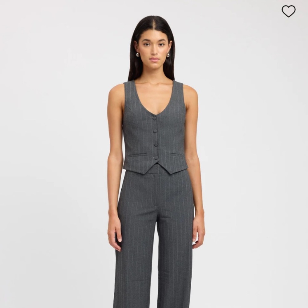 Kookai striped vest top